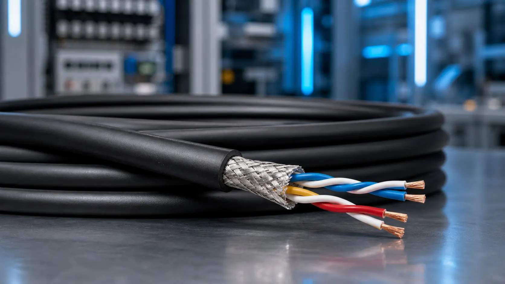نمای کلی کابل AWG شیلددار (کابل کامپیوتری)